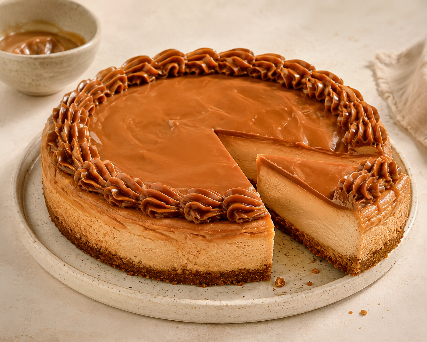 Cheesecake de doce de leite